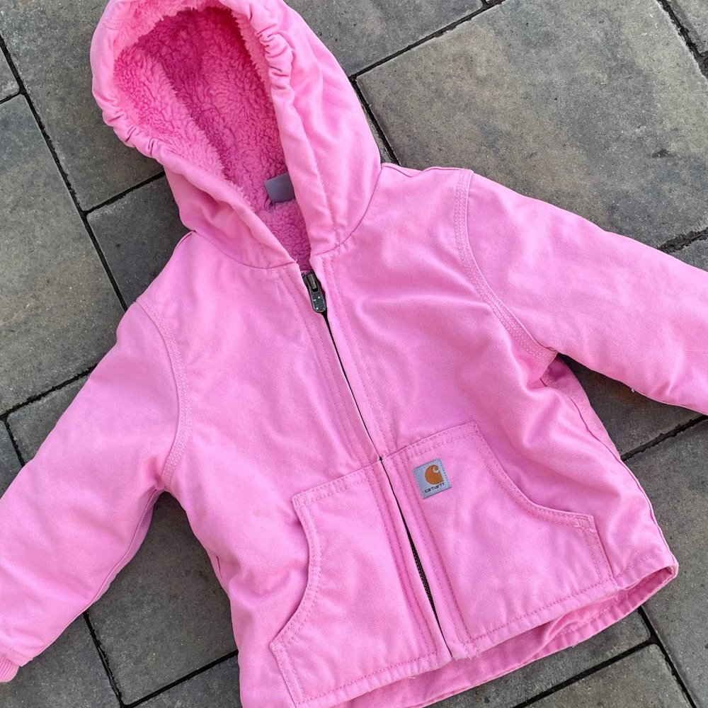 Carhartt Girl's Redwood Sherpa Lined Jacket 18 Months